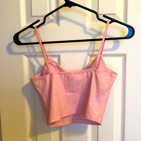 Pink crop top (bundle offer w/ floral skirt) - Picture 2 of 2